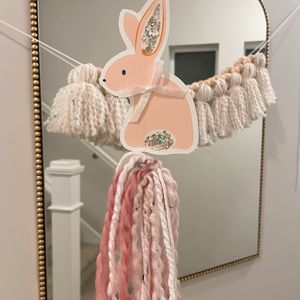 Glitter Bunny Tassel Wand